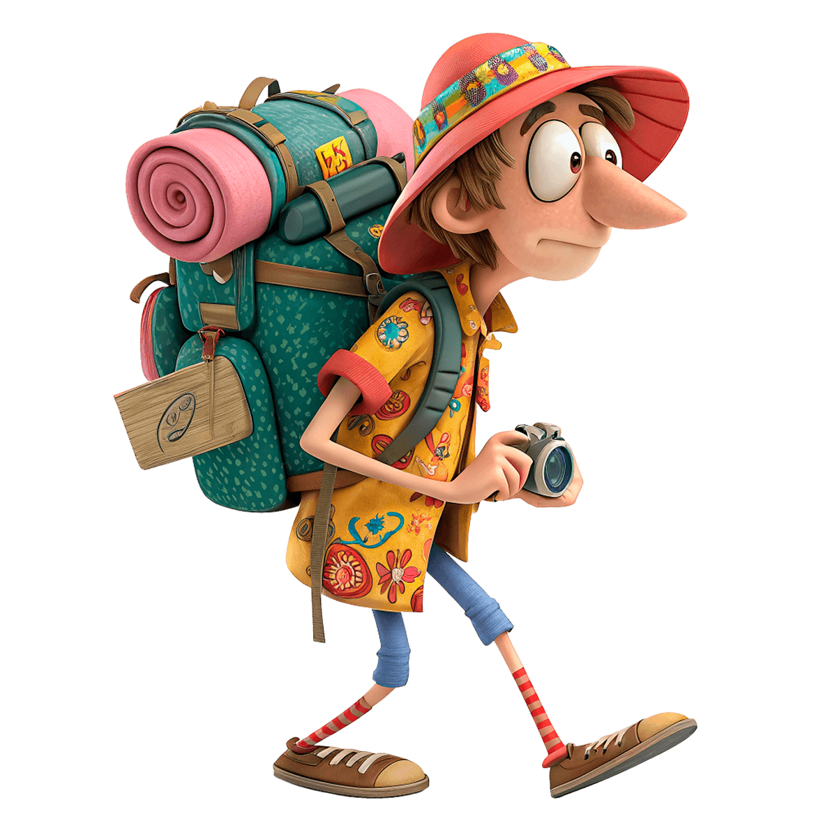 Mulher negra viajando